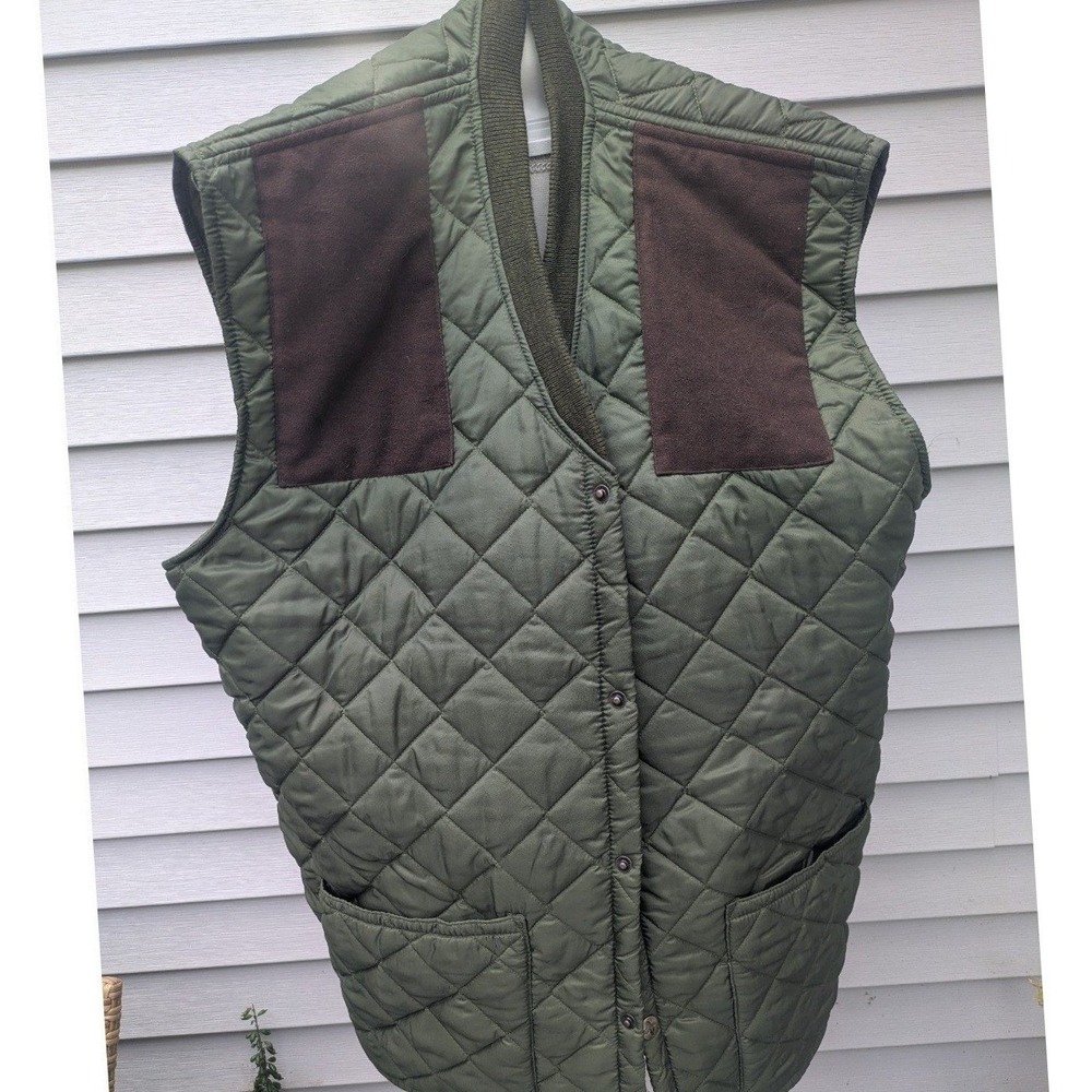 John Partridge Specialist Quilted Vest Olive Green XXXL